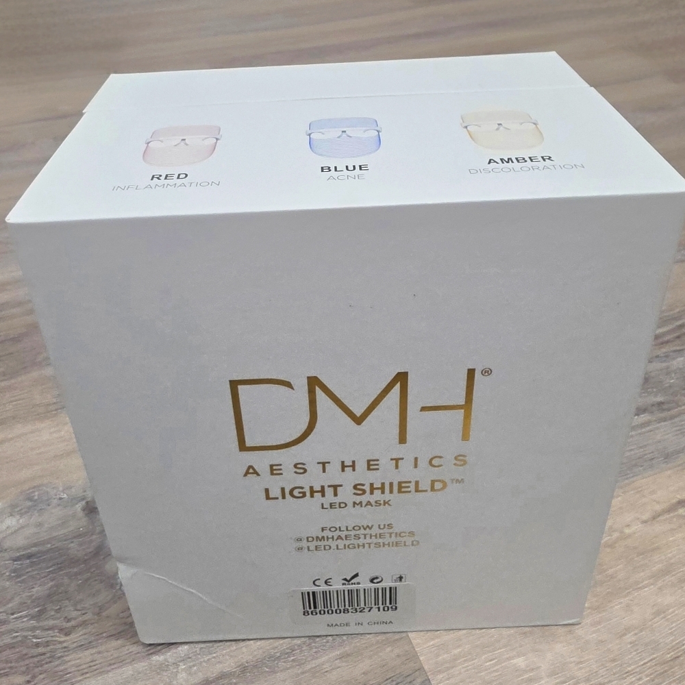 DMH Aesthetics Light Shield LED Light Therapy Mask Red, Blue, Amber - New In Box - Picture 6 of 8
